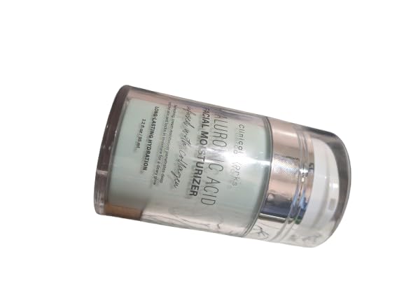 SenSpiClinical Works Hyaluronic Acid Facial Moisturizer Infused with Collagen – Hydrating Daily Face Cream – 3.2 fl oz (95 mL) – Oil‑Free, Lightweight Skin Hydration for All Skin Types