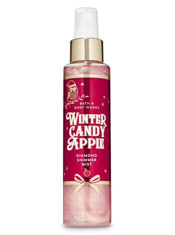 Bath and Body Works - Winter Candy Apple - Shimmer Fizz Body Lotion and Diamond Shimmer Mist - 2 pc Gift Set (Winter 2019)