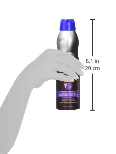 Banana Boat UltraMist Protective Dry Oil Spray SPF 15 Sunscreen 6 Ounce