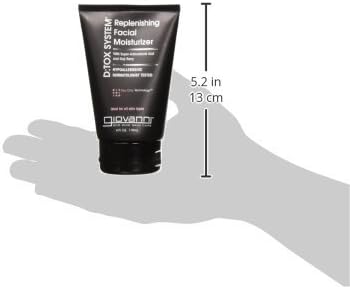 GIOVANNI D:tox System Replenishing Facial Moisturize - Face Moisturizer, Contains Super Antioxidants Acai & Goji Berry, Helps to Prevent Dryness, Hydrating for Healthier, Dermatologist Tested - 4 oz