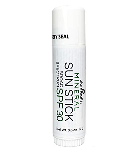 Mineral Sunstick SPF 30 Zion Health 0.6 oz Stick