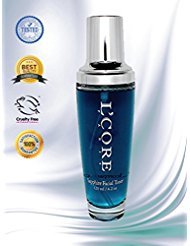 L'Core Paris Sapphire Face and Neck Toner with Organic Extracts - Enriched with Aloe Vera, Vitamin E, Moisturizes Your Skin and Removes Makeup - precious gems collection - 4oz/120ml