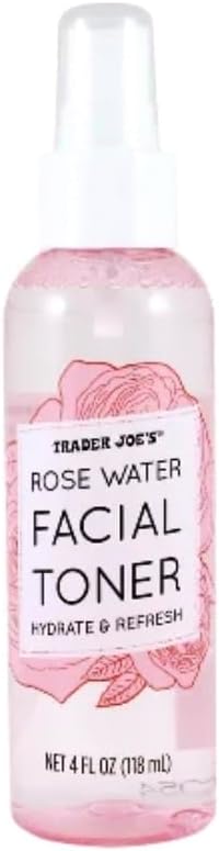Rose Water Facial Toner Hydrate and Refresh by Trader Joe's (1 Bottle)