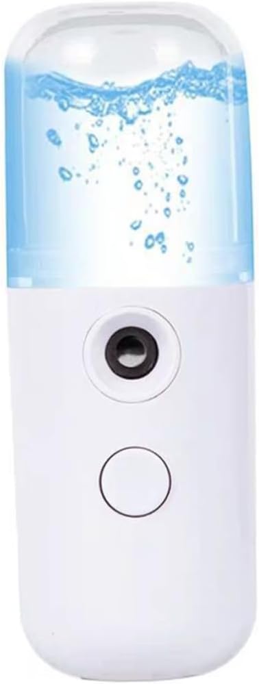 2pcs Nano Spray Humidifier Moisturizer for Skin Mini Portable Facial Toner Sprayer for Dry Skin