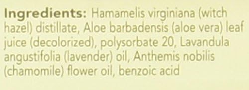 Witch Hazel Toner Lavender Chamomile, 8.75 fl oz