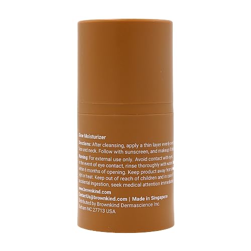 Glow Moisturizer – Hydrating Cream with Niacinamide & Squalane, Smooth Texture, Radiant Finish, Ideal for Melanin-Rich Skin, 50ml