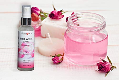 Rose Water Spray 100% Pure & Natural for Fresh and Glowing Skin