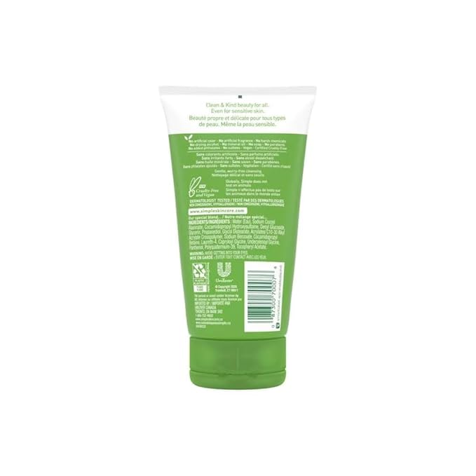 Simple Kind to Skin Moisturising Facial Wash (150ml) - Pack of 6