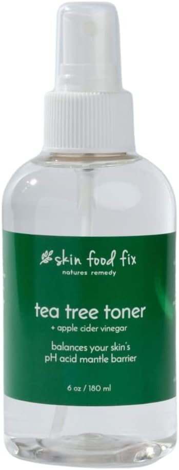 Tea Tree Toner, Face Skincare Spray, Acne Skincare Product, 6 oz Spray