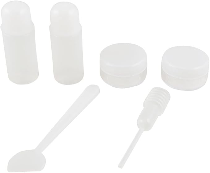 Travel Mini Plastic 10ML Cosmetic Makeup Cream Skin Toner Water Bottle Case Set (id: 9b5 f3b 7f9 dcf bc3