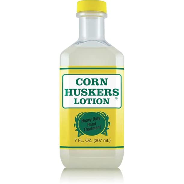 Corn Huskers Hand Lotion for Dry, Cracked Hands, Fast Absorbing Moisturizer for Rough Skin & Calluses, Intense Relief For Men and Women, 7 Fluid Ounce (Pack of 4)