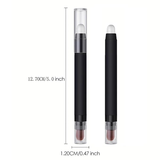Shimmer Eyeshadow Stick –Pearl White Dual-Ended Creamy Pearl Eye Shadow Pencil with Built-In Smudger, Waterproof Long-Lasting High Pigment Eye Makeup for Smooth Glide 01#