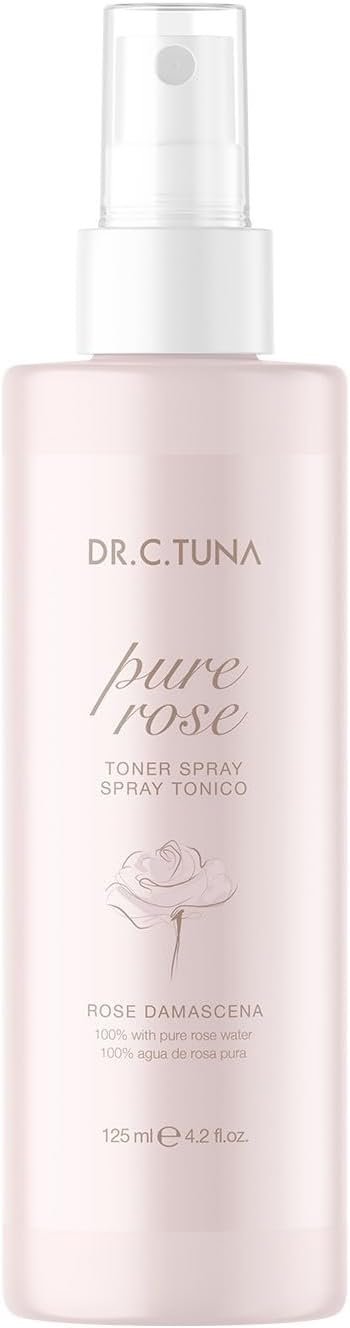 Farmasi Pure Rose Tonic Spray – 125 ml / 4.23 fl oz – Refreshing Facial Toner Mist with Natural Rose Extract – Hydrating, Soothing, and Balancing Spray for All Skin Types, Daily Skincare