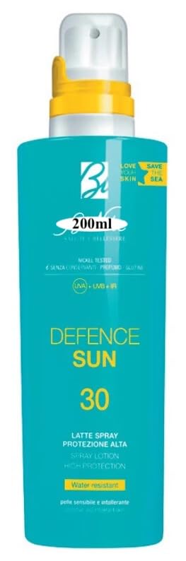Sunscreen BioNike Defence Sun Lotion Spray SPF 30, 200 ml