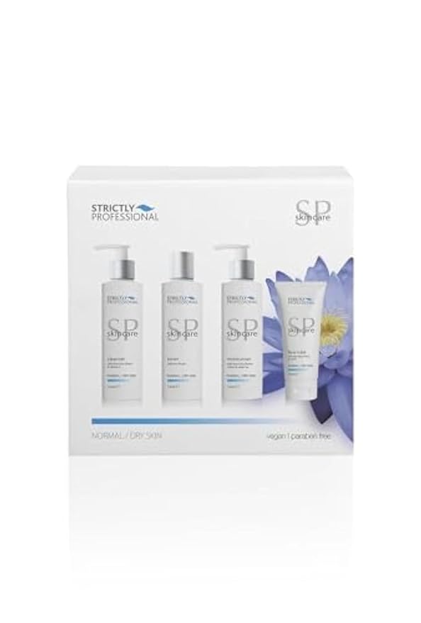 SP Skincare 2016 Strictly Professional Skin Care Kit (Norm/Dry) with Blue Lotus Flower, Cotton & White Tea