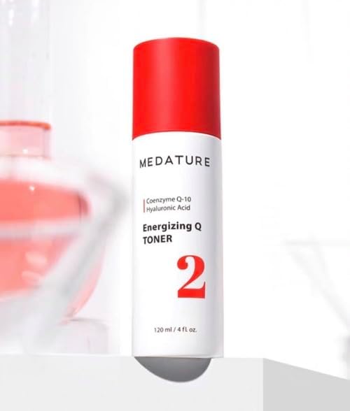 Medature Energizing Q Toner – Hydrating Facial Toner with CoQ10 and Hyaluronic Acid | Antioxidant-Rich, Soothing, Barrier-Friendly, Sensitive-Skin Safe