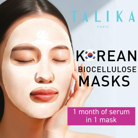 Talika Bio Enzymes Mask - Cica Repair+ After Sun Biocellulose Face Mask | Centella Asiatica & Allantoin for Soothing Sun-Exposed Skin | Deeply Hydrates, Repairs & Strengthens Skin Barrier