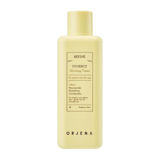 ORJENA Refine Synergy Glowing Toner, Niacinamide 100,000PPM+Glutathione, 5.07 fl.oz
