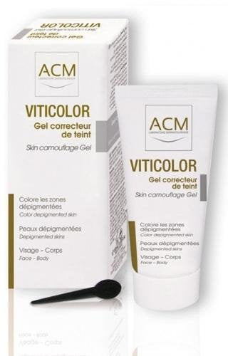 ACM Laboratoire VITICOLOR Gel concealer to camouflage in Vitiligo 50ml X'mas Gift Skin Beauty Gift