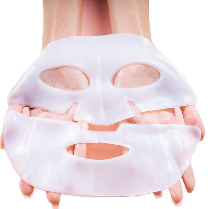 Deep Collagen Face Mask Overnight, Bio- Collagen Mask Real Deep Mask, Hydrating Hydrogel Masks with Low Molecular Collagen for Firming, Elasticity, Pore Minimizing 40g x 5ea Easter Basket Stuffers