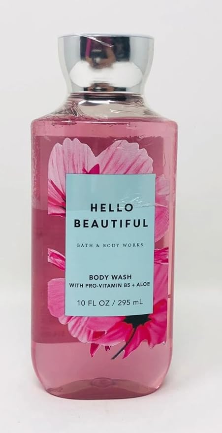Bath & Body Works Signature Collection Shower Gel For Women 10 Fl Oz (Hello Beautiful)