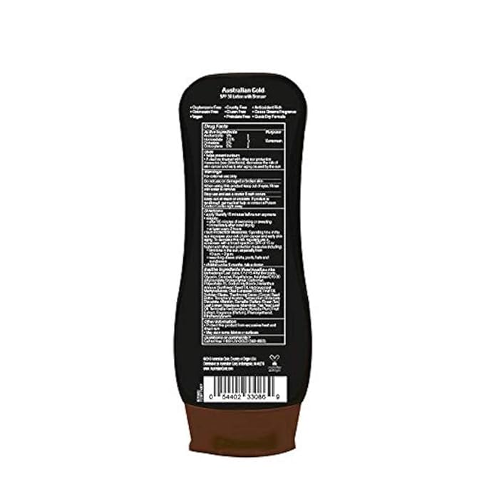 Australian Gold SPF#30 Lotion with Instant Bronzer 8 Ounce (Pack of 2)