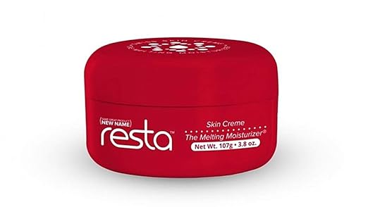Resta Creme Moisturizer – Intensive Hydration for Dry & Sensitive Skin, Unscented, 3.8 oz