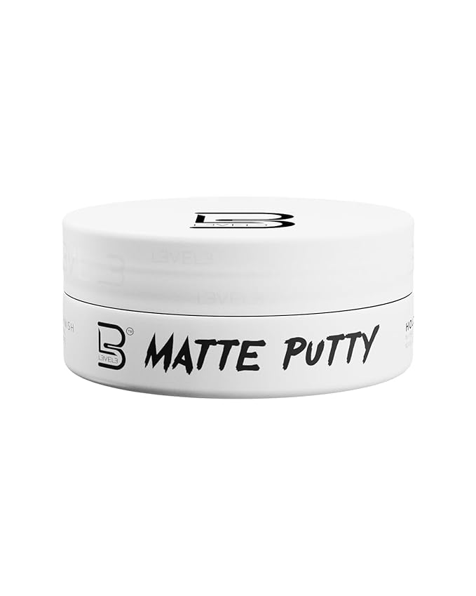 L3 Level 3 Matte Putty - Grooming Hair Product for Women and Men - Hair Texturizing Putty with Matte Finish