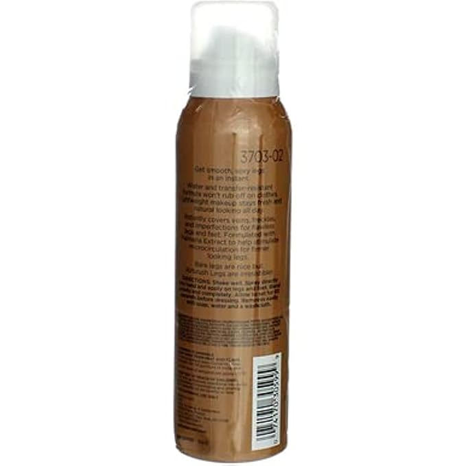 Sally Hansen Airbrush Legs, Spray-On, Medium Glow | Leg Makeup | 4.4 Oz | Pack of 2