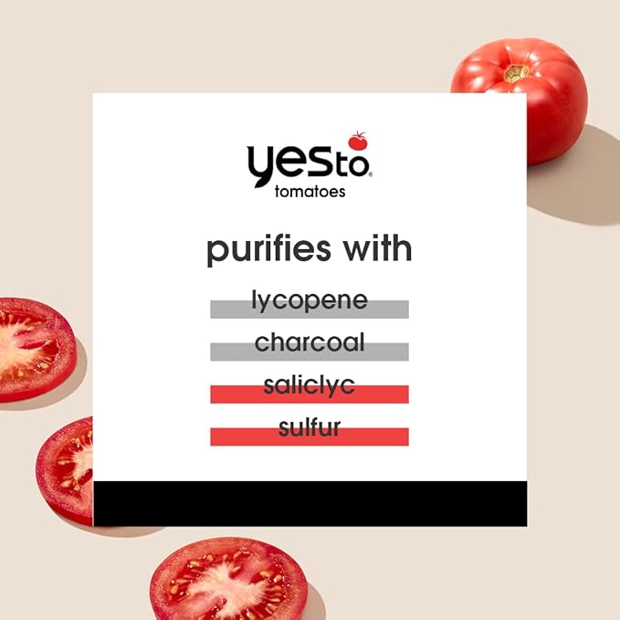 Yes To Tomatoes Daily Balancing Moisturizer & Tomatoes Detoxifying Overnight Moisturizer, Blemish Fighting Formula That Recharge Skin With Antioxidants, Natural Vegan & Cruelty Free, 1.7 Fl Oz