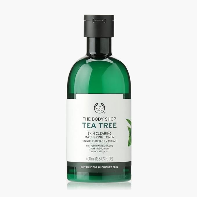 The Body Shop Tea Tree Skin Clearing Mattifying Toner, 13.5 Fl Oz (Vegan)