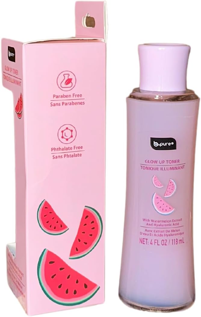 b.pure Glow Up Toner with Watermelon Extract and Hyaluronic Acid 4 oz