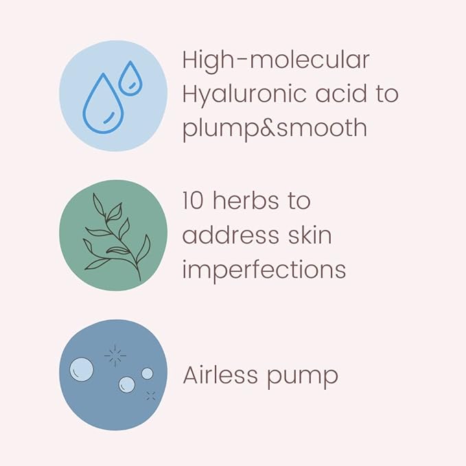 Face Moisturizing Set Natural Skincare Mineral Toner 6.7fl oz & Hyaluronic Acid Serum 1.01 fl oz