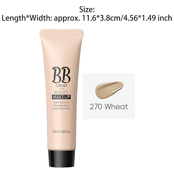 iiniim Natural Finish BB Cream For Women Oil Free Lightweight Daily Tinted Moisturizer With Hydrating Properties Suitable For All Skin Types Wheat One Size
