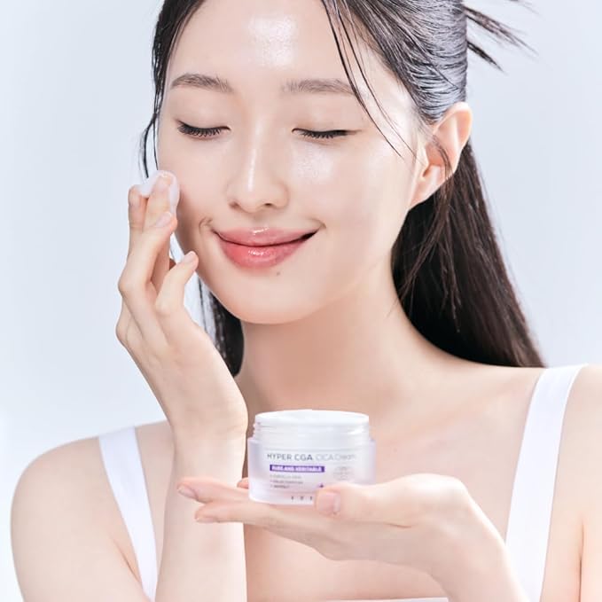 IZEZE Hyper CICA Toner 5.07 fl.oz, 150ml and Hyper CICA Cream 1.69 fl.oz, 50ml Bundle l Low-Irritation Centella CICA Facial Toner, Korean Skin Care for Sensitive Skin, Acne-Prone Skin