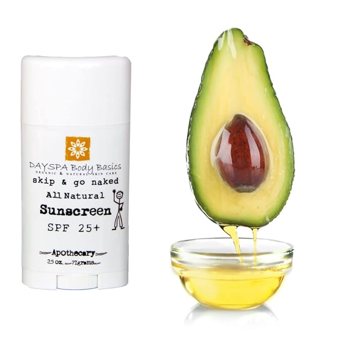 All Natural Sunscreen SPF 25 | Benzene Free, Non-nano Zinc, & Moisturizing Avocado Oil