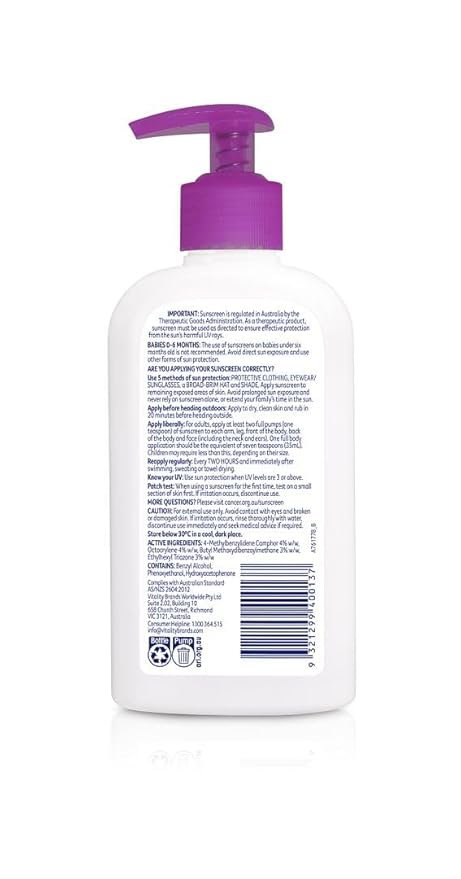 CANCER COUNCIL SPF50+ Kids Sunscreen Pump 200mL