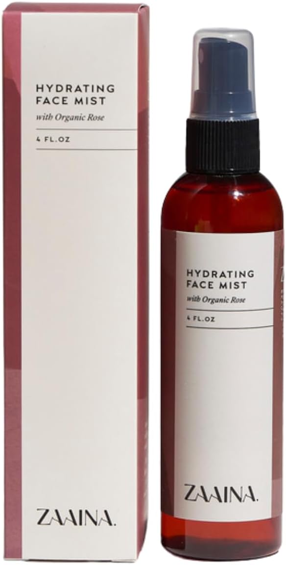 Rose Water Spray for Face & Hair – Pure USDA Organic Rosewater Toner – Refreshing Mist for Skin Care, Makeup & Locs – Natural Rose Scent, 4 Oz