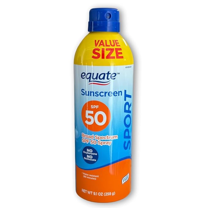 Sunscreen SPF 50- Value size Sport Broad Spectrum Spray, 9.1 oz (Pack of 1), Boxed By Fusion Shop Store