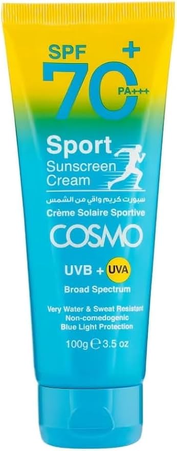 Sport Sunscreen Cream 100g | 3.38 fl.oz, SPF 70 | PA+++| UVA/UVB Protection | for Unisex