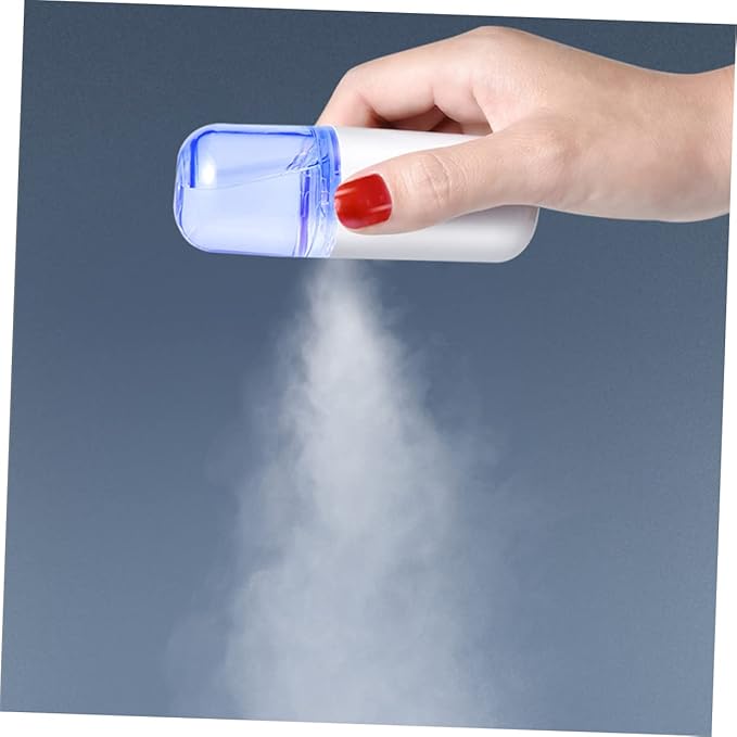 Housoutil 2pcs Portable Skin Moistener Mini Humidifier for Bedroom Sprayer Essential Oil Toner