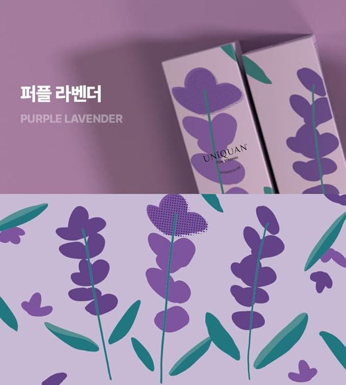 Vitamin C Shower Filter with Aromatherapy, Soften Hard Water, Chlorine & Flouride Removal, Skin & Hair Care, Easy Installation,Universal Fit, Eco-Friendly, Made in Korea (Purple Lavender)
