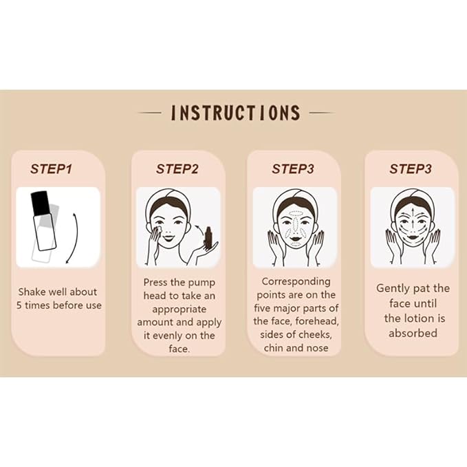 4-in-1 Bionic Liquid Foundation - Suitable for Workout, Sports - BB cream- Waterproof and sweat Dance - Hydrating - Medium Spectrum - Multi-effect sunscreen SPF 50 Sun Protection