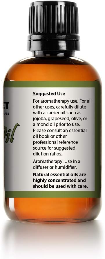Tea Tree Essential Oil - 100% Pure and Natural Australian Melaleuca Huge 4 oz Glass Bottle