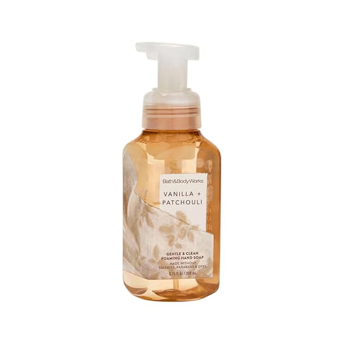 Bath & Body Works Vanilla Patchouli Gentle Foaming Hand Soap 8.75 oz (Vanilla Patchouli)