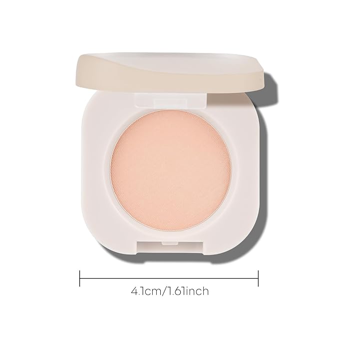 KYDA Peach Matte Single Eyeshadow, Warm Peach Eyeshadow for Eyes and Cheeks, Ultra-fine Lightweight, Crease-proof High Pigmented Formula, Korean Mini Eyes Makeup, Autumn Apricot