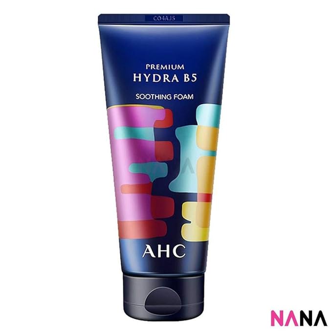 AHC PREMIUM HYDRA B5 SOOTHING FOAM CLEANSER 180ML (6 OZ), Panthenol Fills Your Skin with Moisture and Gives a Pleasantly Moistened Feeling without Tightening or Tugging