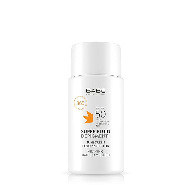- Super Fluid Depigment+ Fotoprotector SPF 50 | Facial Antimanchas | Resistente Al Agua | Todo tipo de piel | Fotoenvejecimiento | Protección Daño Solar | Unifica el tono | 50ml