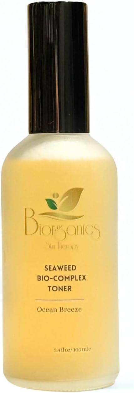 Seaweed Bio Complex Toner with Irish Moss, Kelp Extract, Rose Water, Aloe, Vitamin B5, Hydrating & Balancing, All Skin Types
