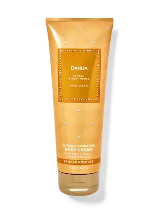 Bath & Body Works Ultimate Hydration Body Cream For Women 8 Fl Oz 1- Pack (8 Ounce (Pack of 1), Dahlia)